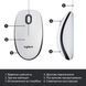 Миша LOGITECH Mouse M100 Білий - USB - AKOYA HANGTAB BOX M100 306860 фото 6