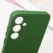 Чохол TPU GETMAN Liquid Silk Full Camera для Samsung Galaxy S24+ Зелений / Dark green 397604 фото 5