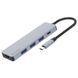 Type-C-Хаб Proove Iron Link 5 in 1 (3*USB3.0 + Tyce C + HDMI) (HBIL00010604) Silver 286765 фото 1
