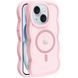 Чохол TPU+PC Undine with MagSafe для Apple iPhone 15 (6.1") Pink 355329 фото 1