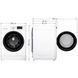 Пральна машина Whirlpool фронтальна, 8кг, 1200, A+++, 60см, дисплей, пара, інвертор, люк чорний, білий (FFB8248BVUA) 375610 фото 12