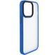 TPU+PC чохол Metal Buttons для Apple iPhone 12 Pro / 12 (6.1") Блакитний 244455 фото 3