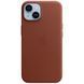 Чохол-накладка Apple iPhone 14 Leather Case with MagSafe - Umber (MPP73) 264939 фото 1