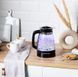 Електрочайник Russell Hobbs Hourglass 1.7л, скло, підсвічування, чорно-сріблястий (26080-70) 364130 фото 2