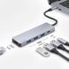 Type-C-Хаб Proove Iron Link 5 in 1 (3*USB3.0 + Tyce C + HDMI) (HBIL00010604) Silver 286765 фото 4