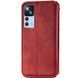 Шкіряний чохол-книжка GETMAN Cubic (PU) для Xiaomi 12T / 12T Pro Червоний 358393 фото 2