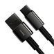 Кабель Baseus Tungsten Gold Fast Charging Data USB кабель USB To IP 2.4A 2 М (CALWJ-A01) Black 252221 фото 6