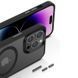 TPU+PC чохол Metal Buttons with MagSafe Colorful для Apple iPhone 15 Pro Max (6.7") Чорний 275258 фото 5