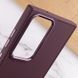 TPU чохол Bonbon Metal Style для Samsung Galaxy S24 Ultra Бордовий / Plum 284981 фото 5