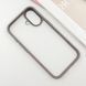 TPU+PC чохол Metal Buttons для Apple iPhone 16 (6.1") Сірий 318259 фото 4