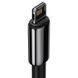 Кабель Baseus Tungsten Gold USB For Lightning 1m (CALWJ-01) Black\Gold 222186 фото 8