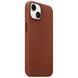 Чохол-накладка Apple iPhone 14 Leather Case with MagSafe - Umber (MPP73) 264939 фото 3