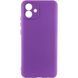 Чохол TPU GETMAN Liquid Silk Full Camera для Samsung Galaxy A05 Фіолетовий / Purple 354281 фото 1