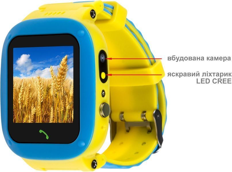 Смарт-годинник Для дітей&nbsp;AmiGo GO004 GLORY Blue-Yellow 267417 фото