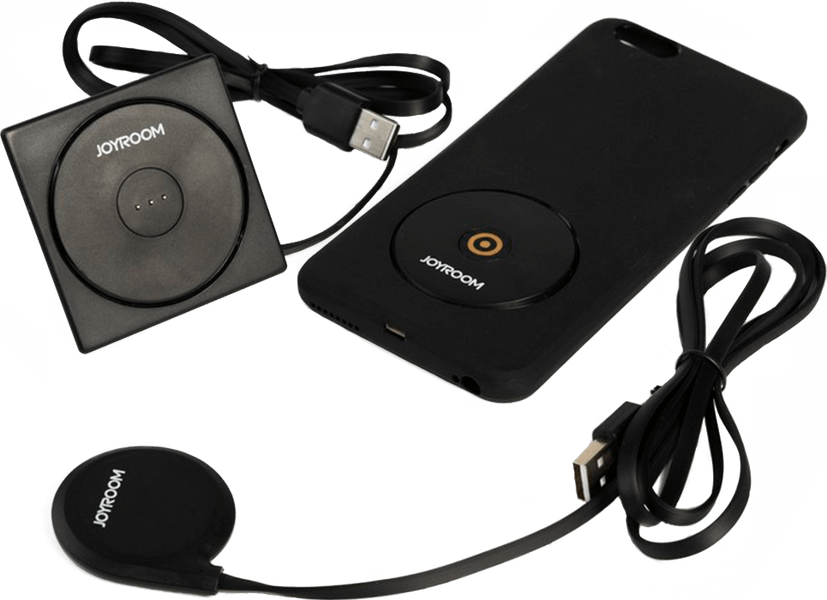 Бездротовий зарядний пристрій JOYROOM ZS141 magnetic wireless charger (2A) для iPhone 7 Black 126309 фото