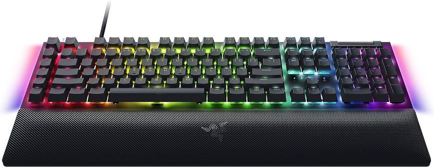 Клавіатура механічна Razer BlackWidow V4, 114key, Yellow Switch, USB-A, EN/RU, RGB, чорний (RZ03-04692500-R3R1) 373988 фото
