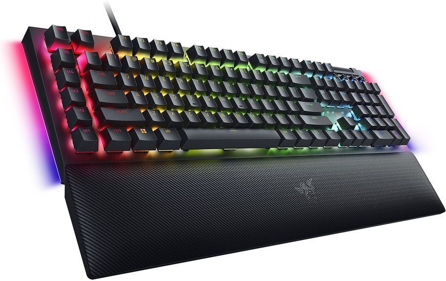 Клавіатура механічна Razer BlackWidow V4, 114key, Yellow Switch, USB-A, EN/RU, RGB, чорний (RZ03-04692500-R3R1) 373988 фото