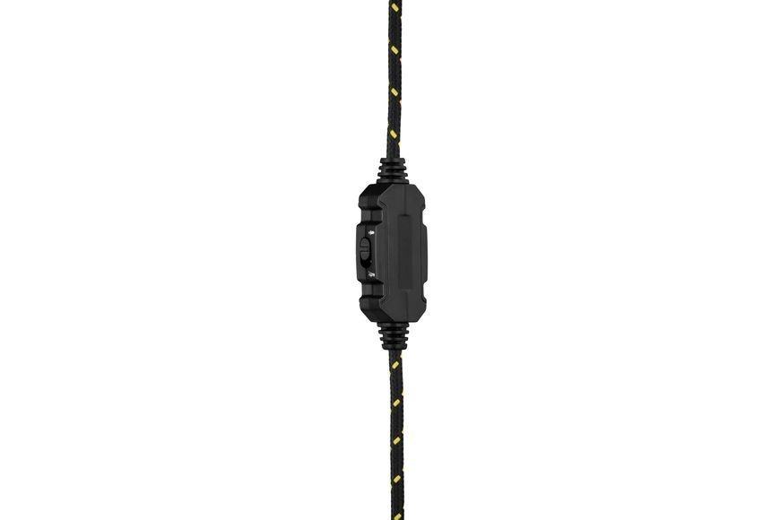 Гарнітура ігрова 2E GAMING HG340, mini-jack/dual 3.5mm, RGB, 2м, жовтий (2E-HG340YW) 364016 фото