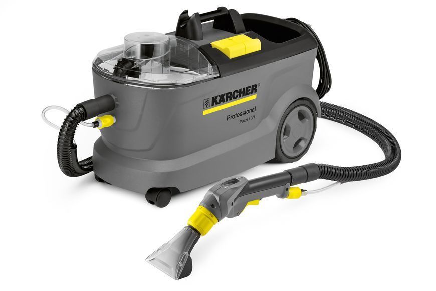 Пилосос професійний миючий Karcher Puzzi 10/1, 1250Вт, 254мБар, контейнер 10/9л, 10.5кг (1.100-131.0) 373398 фото
