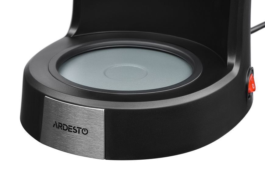 Кавоварка Ardesto крапельна 1.2л, мелена, чорно-сріблястий (FCM-D2100) 367093 фото