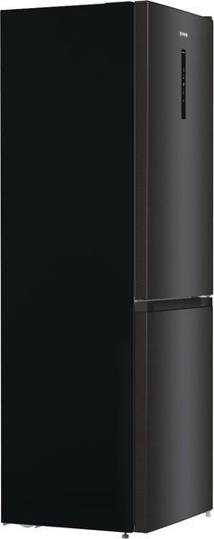 Холодильник Gorenje NRK619EABXL4 з нижн. мороз. камерою, 185х60х60см, 2 дв., Х- 204л, М- 96л, A+, NoFrost Plus, Fresh zone, чорний 373956 фото