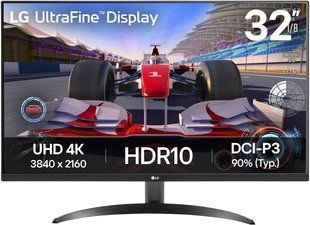 Монітор LG 31.5" 32UR500K-B 2xHDMI, DP, Audio, VA, 3840x2160, 4ms, DCI-P3 90%, FreeSync, HDR10 379616 фото
