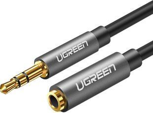 Кабель UGREEN AV118 3.5mm Male To 3.5mm Female Extensioin Cable 1m Gray (10592) 278792 фото