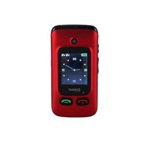 Телефон Sigma Mobile Comfort 50 Shell Duo Type-C Red/Black 284669 фото