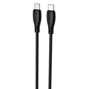 Кабель Proove Simple Silicone Type-C to Type-C 60W (2m) black (CCSI60002221) 388077 фото