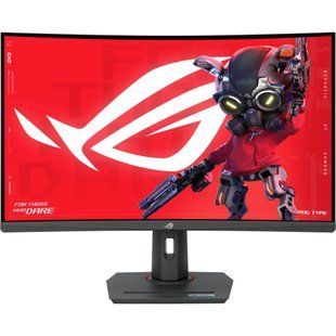 Монітор Asus 31.5" ROG Strix XG32WCS HDMI, DP, USB-C, Audio, VA, 2560x1440, 180Hz, 1ms, sRGB 125%, CURVED, FreeSync, HAS, HDR400 368120 фото