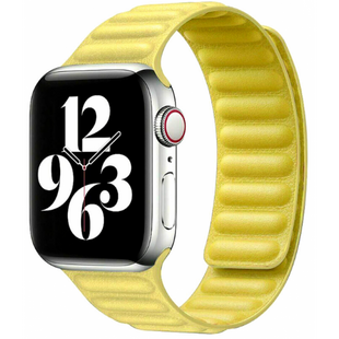 Leather Link for Apple Watch 38/40 mm S/M Yellow 238398 фото