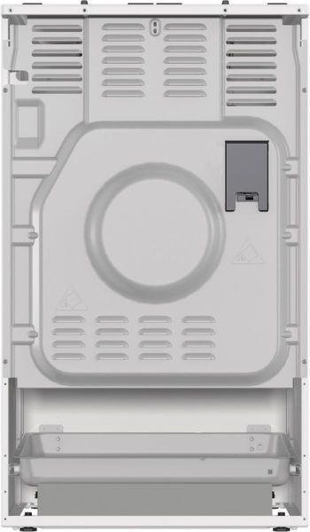 Плита Gorenje комбінована, 70л, 50x60см, дисплей, чавун, білий (GKS5C73WF) 374102 фото