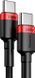 Кабель Baseus Cafule PD2.0 100W Flash Charging USB For Type-C Cable (20V 5A)2m Red+Black (CATKLF-AL91) 266777 фото 6