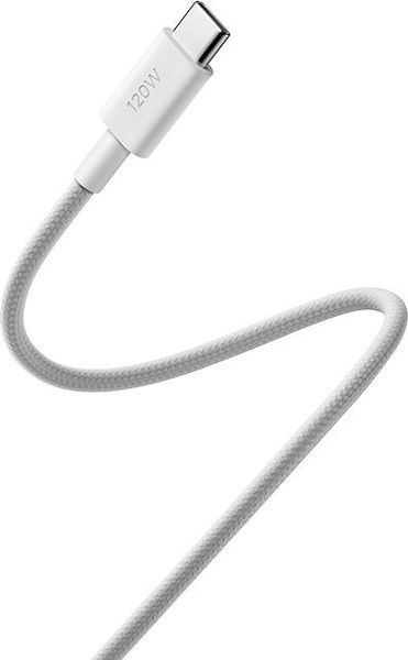 Кабель Xiaomi Braided Type-C-Type-C 6A 2m (BHR087AGL)білий 400737 фото