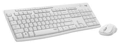 IT/наб LOGITECH MK295 Silent Wireless Combo, US, Off-White (920-009824) 306842 фото