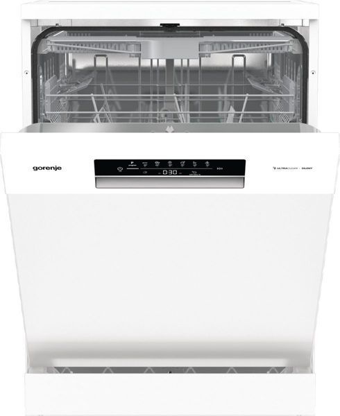 Посудомийна машина Gorenje, 16компл., A+++, 60см, дисплей, 3 кошика, AquaStop, білий (GS643E90W) 374275 фото