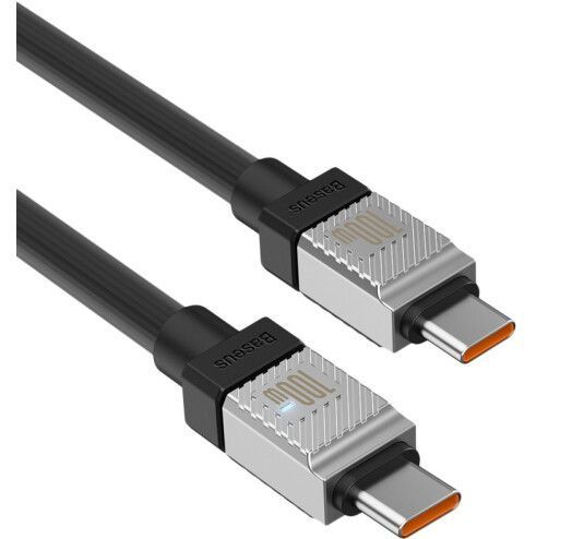 Кабель Baseus CoolPlay Series Type-C To Type-C 100W (1m) CAKW000201 Black 275978 фото
