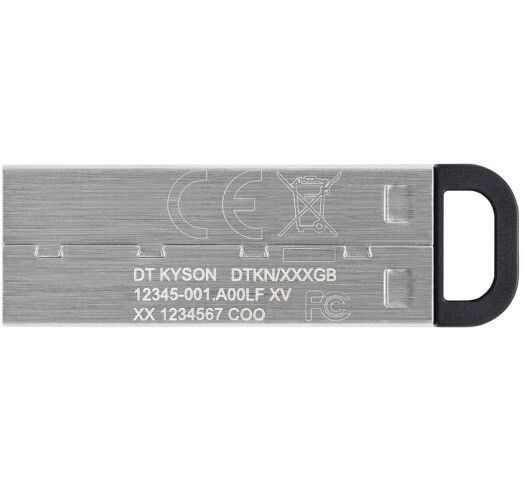 USB флеш USB3.2 128GB Kingston DataTraveler Kyson Silver/Black (DTKN/128GB) 285880 фото