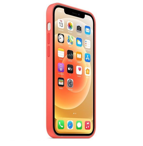 Чохол-накладка Apple iPhone 12 Pro Max Apple Silicone Case MagSafe Pink Citrus 187676 фото