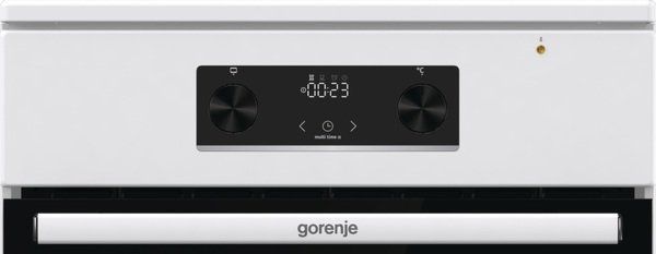 Плита Gorenje електрична індукційна, 70л, 50x60см, дисплей, програматор IconLed, поєднання конфорок, білий (GEIT5C60WPG) 375605 фото