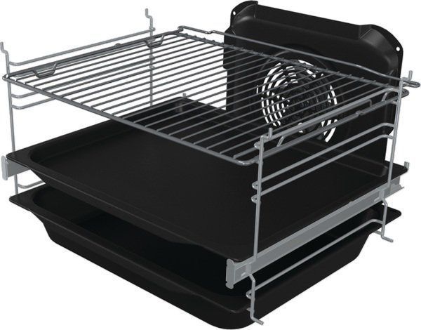 Плита Gorenje електрична індукційна, 70л, 50x60см, дисплей, програматор IconLed, поєднання конфорок, білий (GEIT5C60WPG) 375605 фото