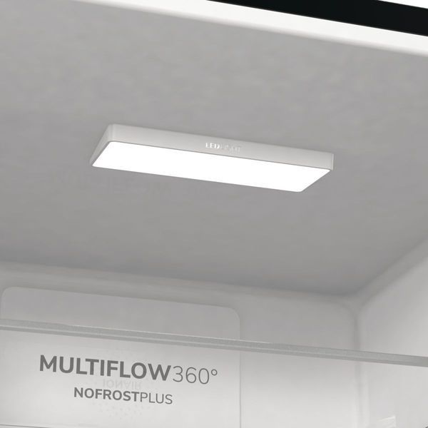 Холодильник Gorenje NRK619EABXL4 з нижн. мороз. камерою, 185х60х60см, 2 дв., Х- 204л, М- 96л, A+, NoFrost Plus, Fresh zone, чорний 373956 фото