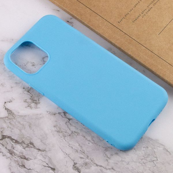Силіконовий чохол Candy для Apple iPhone 12 Pro Max (6.7") Блакитний 201845 фото