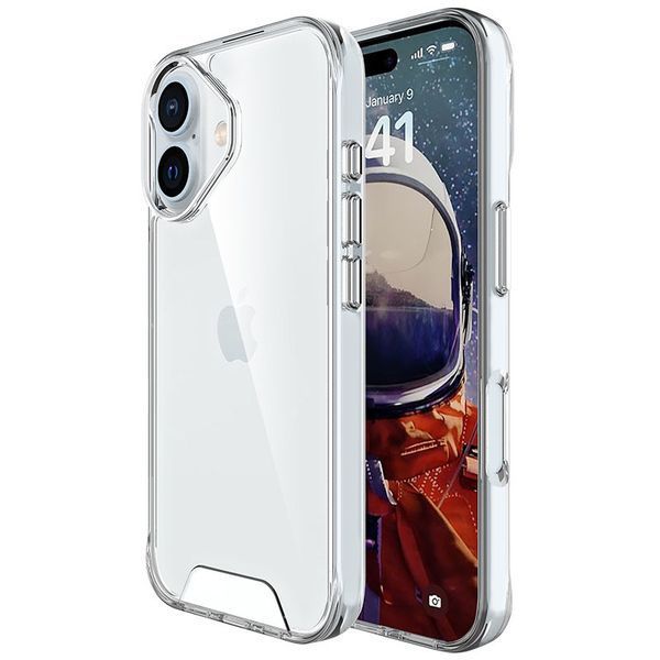 Чохол TPU Space Case transparent для Apple iPhone 16 (6.1") Прозорий 319322 фото
