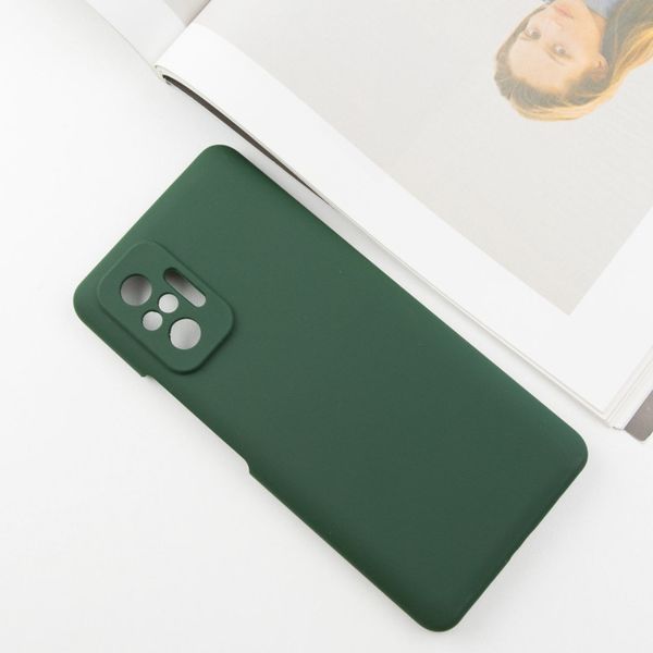 Чохол Silicone Cover Lakshmi Full Camera (AAA) для Xiaomi Redmi Note 10 Pro / 10 Pro Max Зелений / Cyprus Green 271826 фото