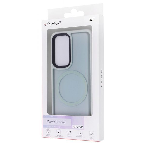 Чохол WAVE Matte Insane Case with Magnetic Ring Samsung Galaxy S24/S25 black 396572 фото