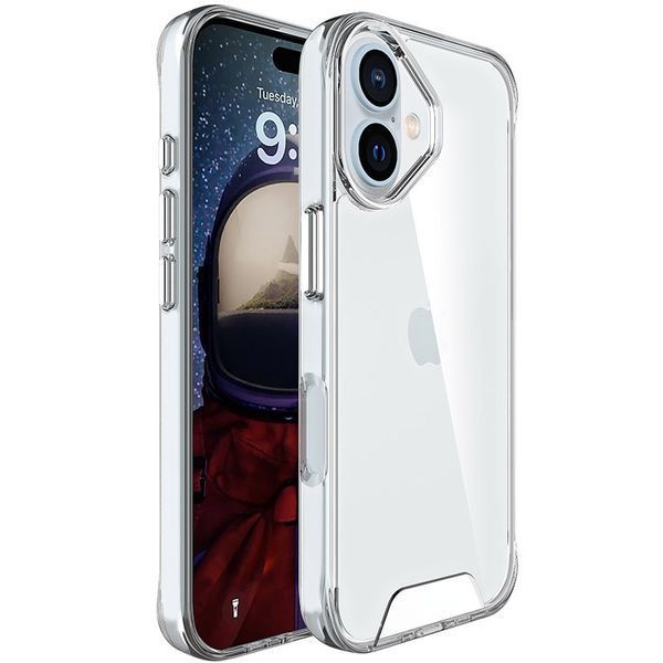 Чохол TPU Space Case transparent для Apple iPhone 16 (6.1") Прозорий 319322 фото