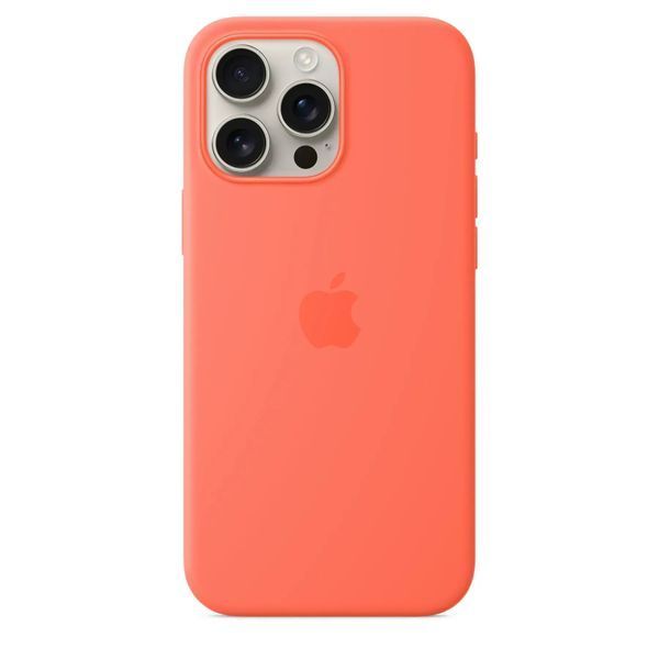 Чохол-накладка Apple iPhone 16 Pro Max Apple Silicone Case MagSafe Tangerine 356907 фото