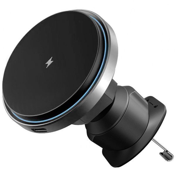 Автомобільний тримач З бездротовою зарядкою Proove Magic Circle Pro 15W (WHMP15010001) Black 286768 фото