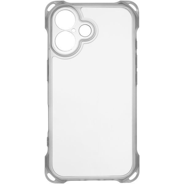 Чохол TPU CrossBody with straps для Apple iPhone 16 Plus (6.7") Transparent 359079 фото